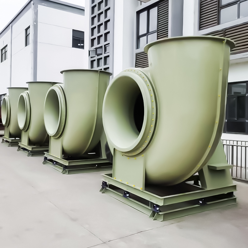 فن های ضد خوردگی فشار متوسط ​​و پایین FRP