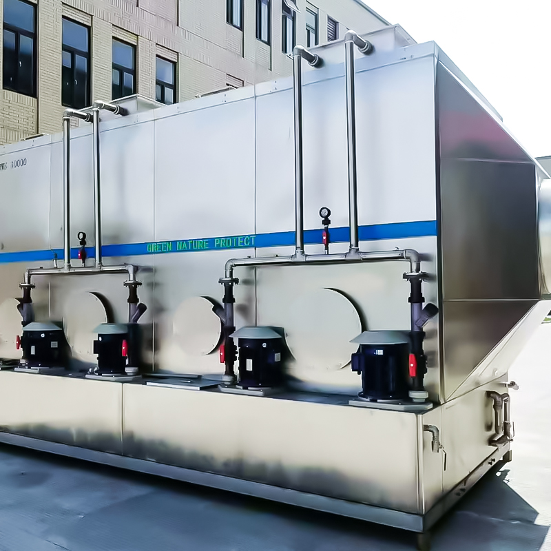 برج اسکرابر افقی فولاد ضد زنگ 304