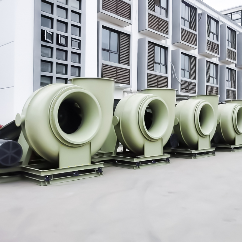 فن های ضد خوردگی فشار متوسط ​​و پایین FRP